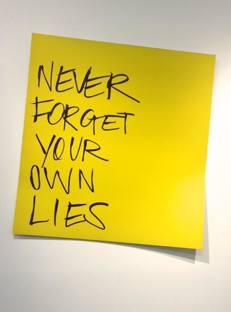Blue and Joy, ‘Never Forget Your Lies’, 2015, Galleria Ca' d'Oro