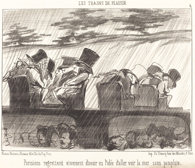 Honoré Daumier, ‘Parisiens regrettant vivement...’, 1852, National Gallery of Art, Washington, D.C.