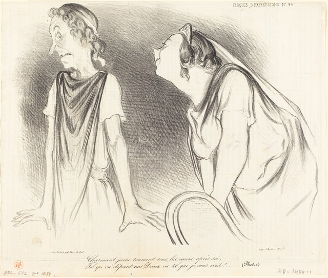 Honoré Daumier, ‘Charmant... trainant tous les coeurs après soi...’, 1839, National Gallery of Art, Washington, D.C.