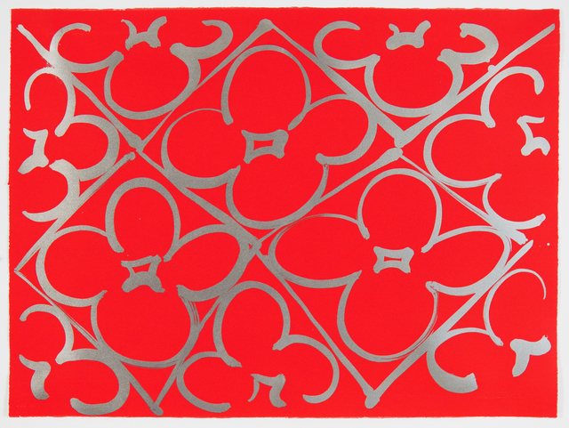 Judy Ledgerwood, ‘Chromatic Patterns After the Graham Foundation - Red’, 2014, Manneken Press