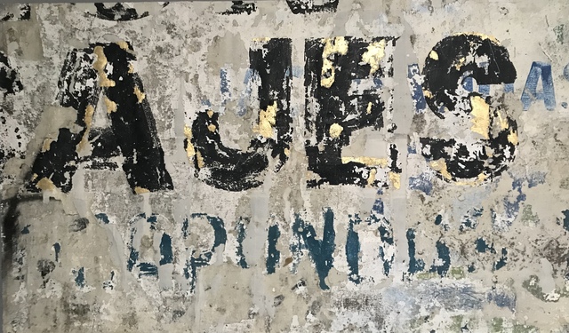 Alfredo Romero, ‘Paisajes’, 2019, Mixed Media, Strappo, Gold Leaf, Mixed Media on Cotton Canvas, Simard Bilodeau Contemporary