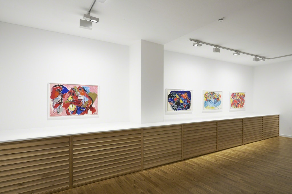 Karel Appel – Tête en Carton. Collages 1960 – 1967, exhibition view, Jahn und Jahn, 2018, © Karel Appel Foundation | VG Bild-Kunst, Bonn, 2018 Karel Appel – Tête en Carton. Collages 1960 – 1967, exhibition view, Jahn und Jahn, 2018, © Karel Appel Foundation | VG Bild-Kunst, Bonn, 2018