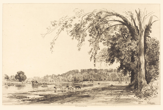 Maxime Lalanne, ‘Richmond’, 1871, Hans den Hollander Prints