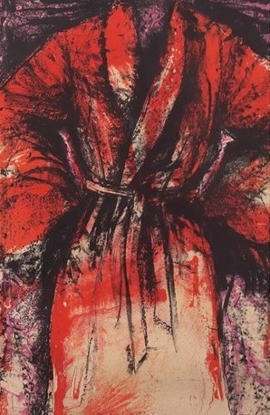 Jim Dine, ‘Orange Bathrobe ’, 2001, Print, Lithograph Printed in Colors, Paik Hae Young Gallery