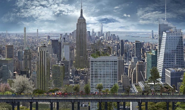 Jean-François Rauzier, ‘Manhattan Farms ’, 2013, Photography, C-Print, Waterhouse & Dodd