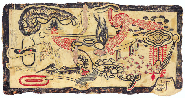 Simone Pellegrini, ‘Usuato Droma’, 2020, Drawing, Collage or other Work on Paper, Oil and pigment on paper, Cavin-Morris Gallery