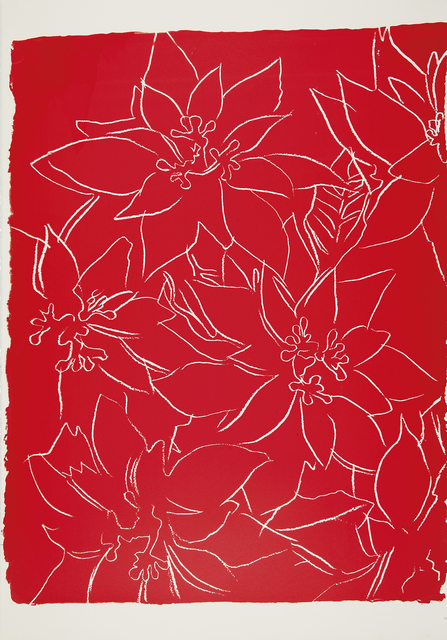 Andy Warhol, ‘Poinsettias -unique-’, ca. 1983, JF Fine Arts & Verosa