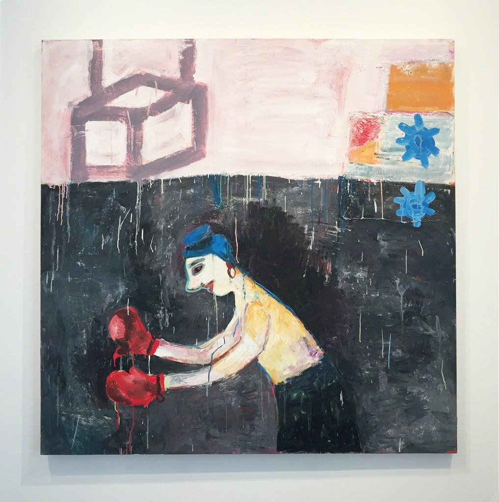 Livia Stein's The Boxer, oil on canvas. Livia Stein's The Boxer, oil on canvas.