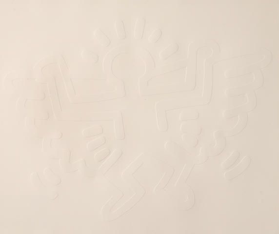 Keith Haring - Angel, from White Icons