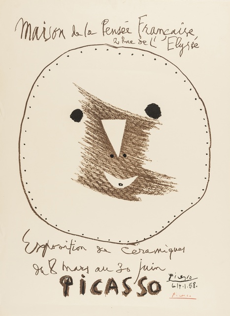 Pablo Picasso, ‘Exposition de Ceramiques (Bloch 1280; Mourlot 313)’, 1958, Forum Auctions