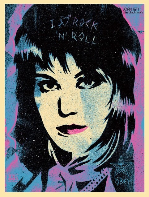 Shepard Fairey, ‘Joan Jett’, 2015, AYNAC Gallery