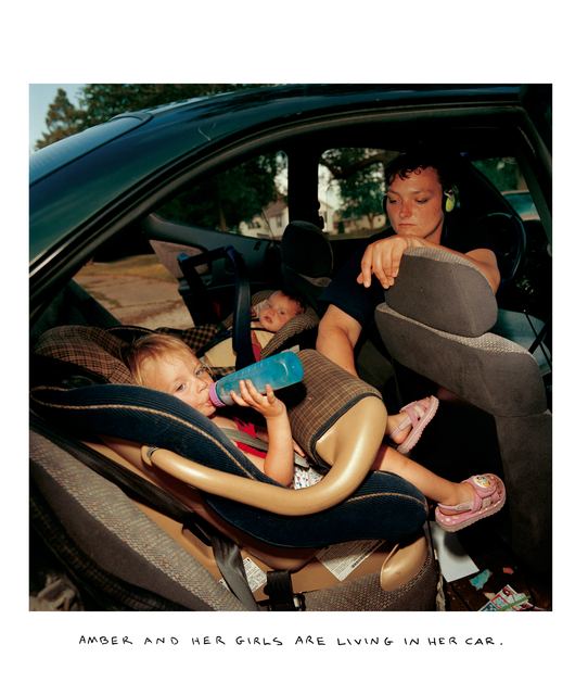 Chris Verene, ‘AMBER ANDHER GIRLS ARE LIVING IN THE CAR’, 2006, Postmasters Gallery