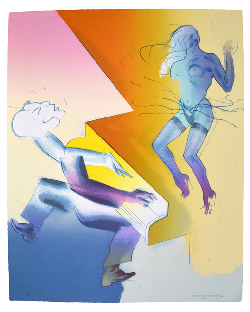 Allen Jones, ‘Club Night’, 2003, Print, Screenprint printed in colours, Sims Reed Gallery