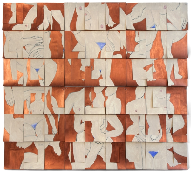Susan Weil, ‘Copper’, 1999, Drawing, Collage or other Work on Paper, Acrylic, charcoal and watercolor on paper, Sundaram Tagore Gallery