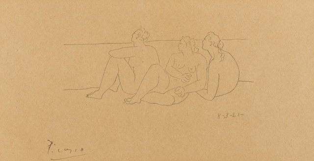 Pablo Picasso, ‘Sur la Plage II (3 Nus) (Bloch 43; Cramer 10)’, 1921, Forum Auctions