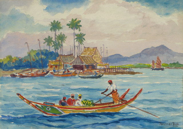Reynolds Beal, ‘Malay Harbor Boat’, 1935, Vose Galleries