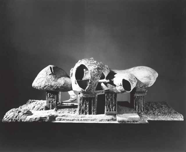 Frederick John Kiesler, ‘Endless House (Project, Exterior View of the Model)’, 1950-1960, Photography, Gelatin silver print, The Museum of Modern Art
