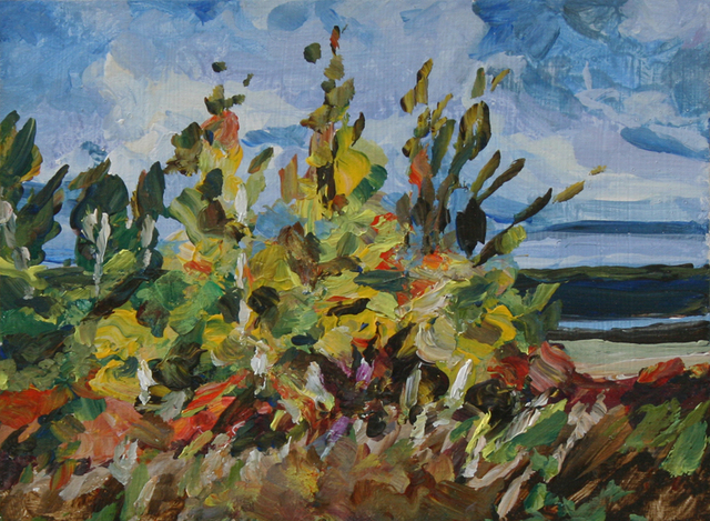Dorothy Knowles, ‘Bright Trees on the River’, Wallace Galleries