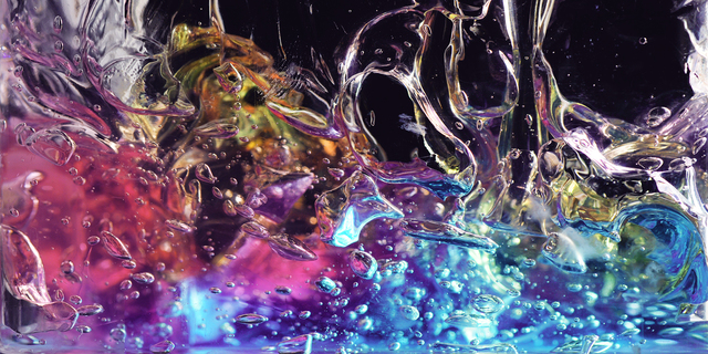 Ben Charles Weiner, ‘Gel Abstract (Red, Yellow, Blue)’, 2019, Mark Moore Fine Art