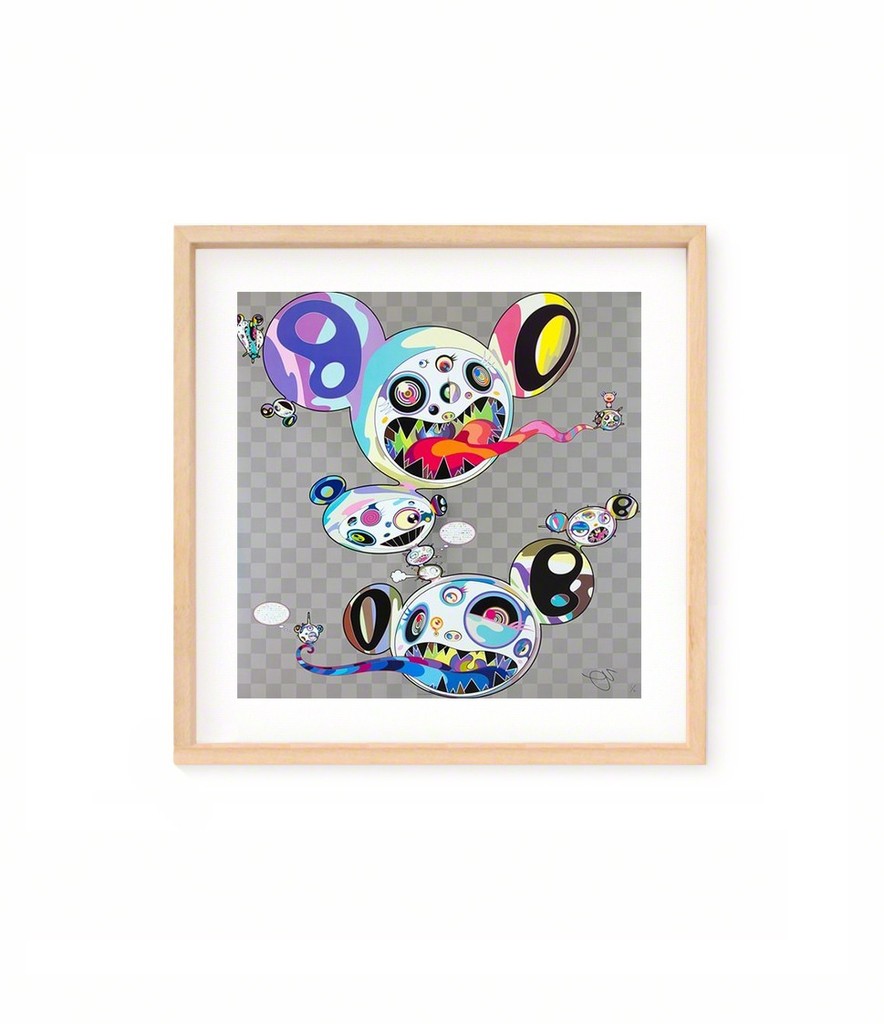 PARALLEL UNIVERSE - TAKASHI MURAKAMI
$1,450.00
2014
Offset lithograph with cold foil stamp and high gloss varnishing on UV paper
Signed and numbered by Takashi Murakami
Edition of 300
68 x 68 cm/ 26.8 x 26.8 in
>>> FREE SHIPPING WORLDWIDE <<< PARALLEL UNIVERSE - TAKASHI MURAKAMI
$1,450.00
2014
Offset lithograph with cold foil stamp and high gloss varnishing on UV paper
Signed and numbered by Takashi Murakami
Edition of 300
68 x 68 cm/ 26.8 x 26.8 in
>>> FREE SHIPPING WORLDWIDE <<<