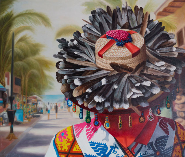 Sergio Gomez, ‘Huichol en Sayulita’, 2018, Galería Corsica
