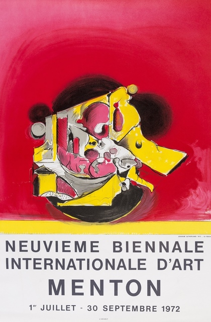 Graham Sutherland, ‘Neuvieme Biennale Internationale D'art Menton (two posters)’, 1972, Print, Two lithographs printed in colours, Forum Auctions
