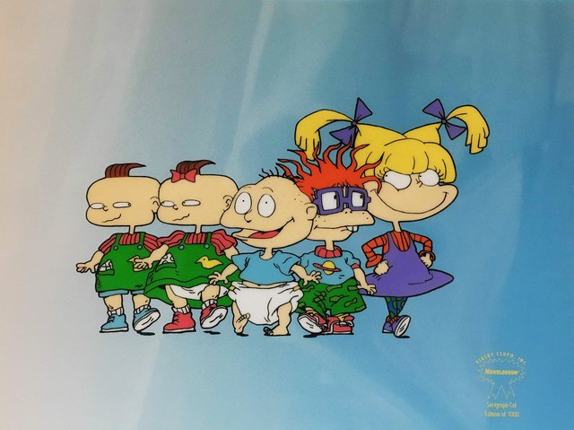 Nickelodeon/Viacom, ‘Rugrats Salute’, 82931, Print, Sericel, Baterbys