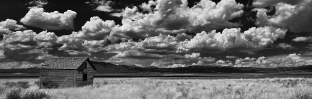Cody S. Brothers, ‘Black & White, Panoramic Photography: 'Harbeck Ranch, NV'’, 2018, Ivy Brown Gallery
