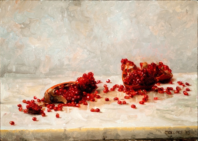 Jacob Collins, ‘Pomegranates II’, 2015, Painting, Oil on canvas, Adelson Galleries