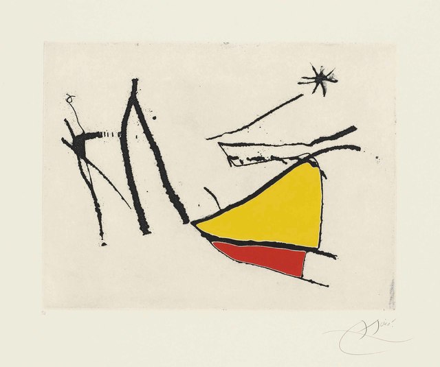 Joan Miró, ‘Plate 28 from: Càntic del Sol’, 1975, Christie's