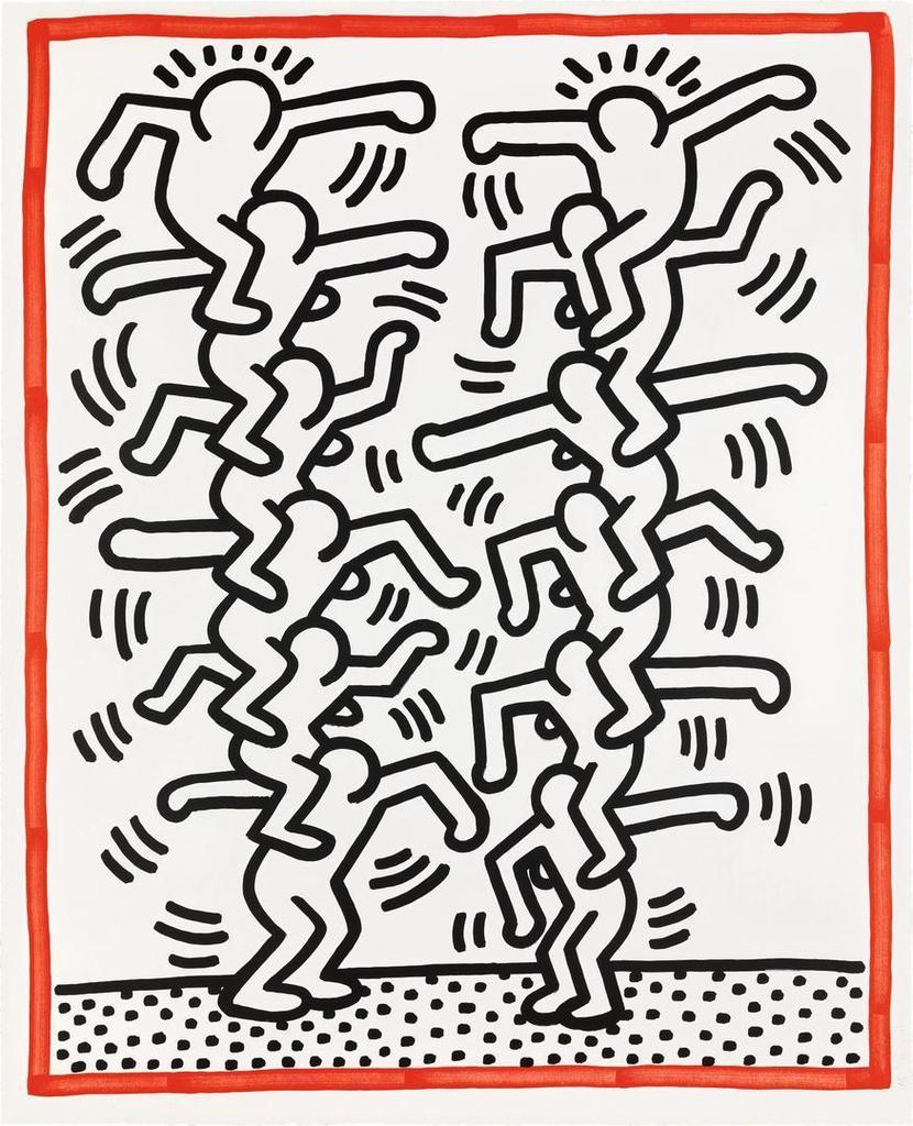 Keith Haring - UNTITLED (L. P. 41)