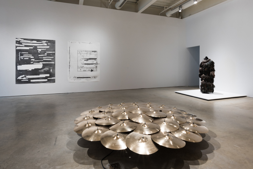 The Freedom Principle: Experiments in Art and Music, 1965 to Now, installation view, Institute of Contemporary Art, University of Pennsylvania. Photo: Constance Mensh. The Freedom Principle: Experiments in Art and Music, 1965 to Now, installation view, Institute of Contemporary Art, University of Pennsylvania. Photo: Constance Mensh.