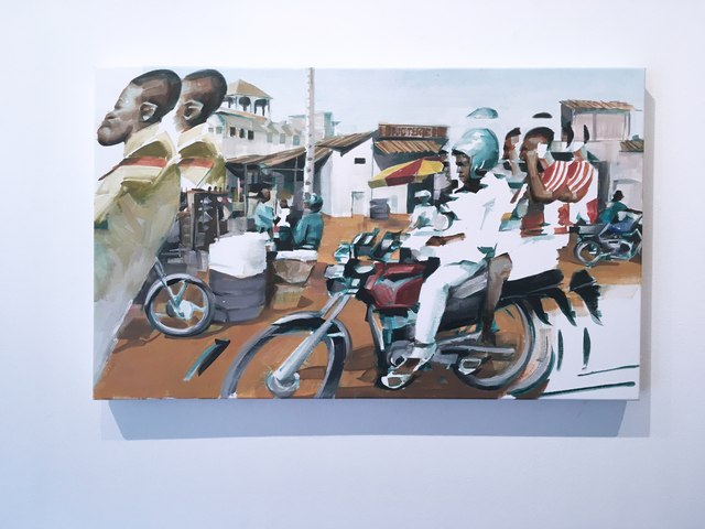 RU8ICON1, ‘Market Day’, 2019, Painting, Oil on canvas, Deep Space Gallery