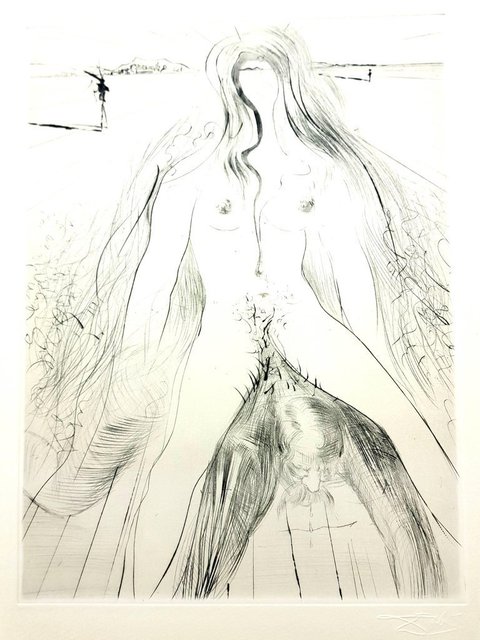 Salvador Dalí, ‘Original Etching "Venus in Furs X" by Salvador Dali’, 1968, Galerie Philia