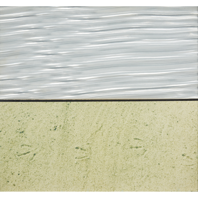 Roy Lichtenstein, ‘Landscape 10 from Ten Landscapes’, 1967, Print, Screenprint on chromogenic photographic print and translucent moiré Rowlux collage, mounted on four-ply, white rag board (lacking the original larger composition board mount), Freeman's