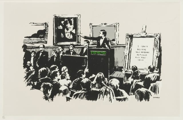 Banksy, ‘Morons’, 2007, Forum Auctions