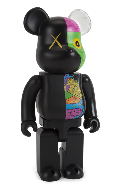 KAWS | Dissected Companion: 400% Bearbrick (Black) (2010) | Artsy