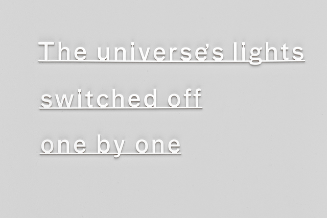 Katie Paterson, ‘Ideas (The universe’s lights switched off one by one)’, 2014, Mixed Media, Microwaterjet-cut Sterling silver, Parafin