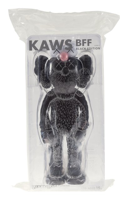 KAWS, ‘BFF Companion (Black)’, 2017, Sculpture, Painted cast vinyl, Heritage Auctions