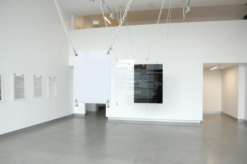 Apologies installation view Apologies installation view