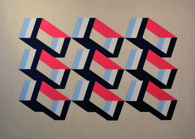 Sinta Tantra, ‘On Being Blue, A Philosophical Enquiry (No.5/3)’, 2015, Painting, Tempera on Linen, CHOI&LAGER