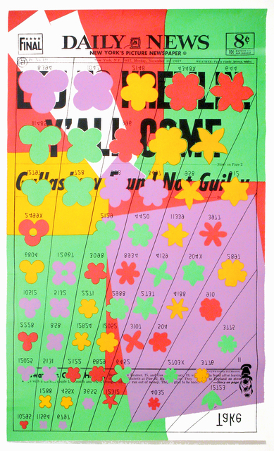 Andy Warhol, ‘Daily News’, 1967, Woodward Gallery