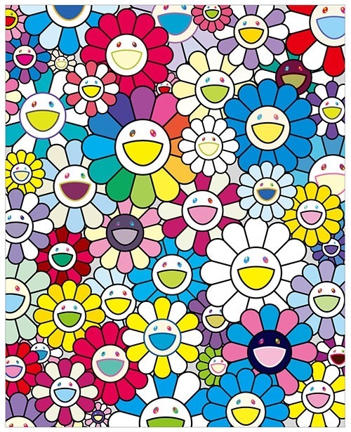 Takashi Murakami, ‘Flowers on the Island Closest to Heaven’, 2018, Print, Silkscreen with metal leaf, artrepublic