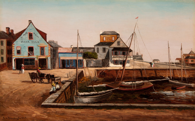 Frank Henry Shapleigh, ‘The Plaza Basin, St. Augustine Florida’, 1889, Caldwell Gallery Hudson