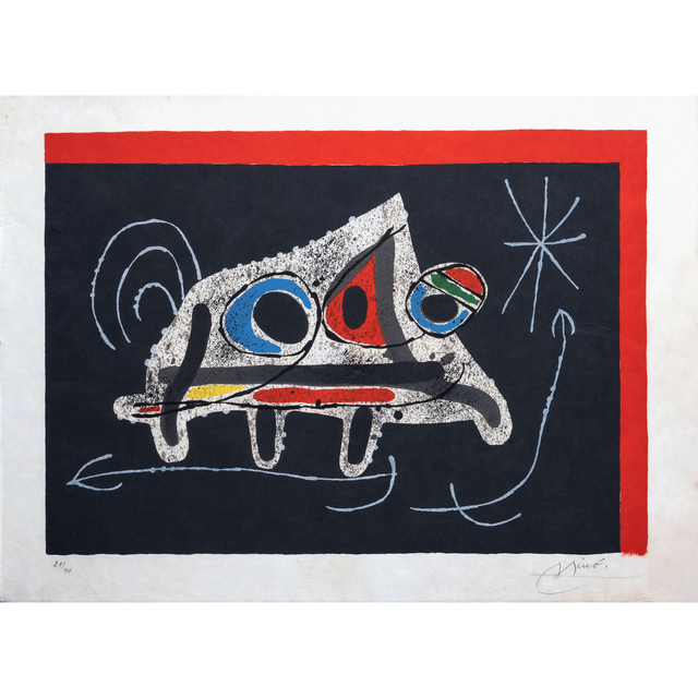 Joan Miró, ‘Le lézard aux plumes d'or, planche 1’, 1971, PIASA