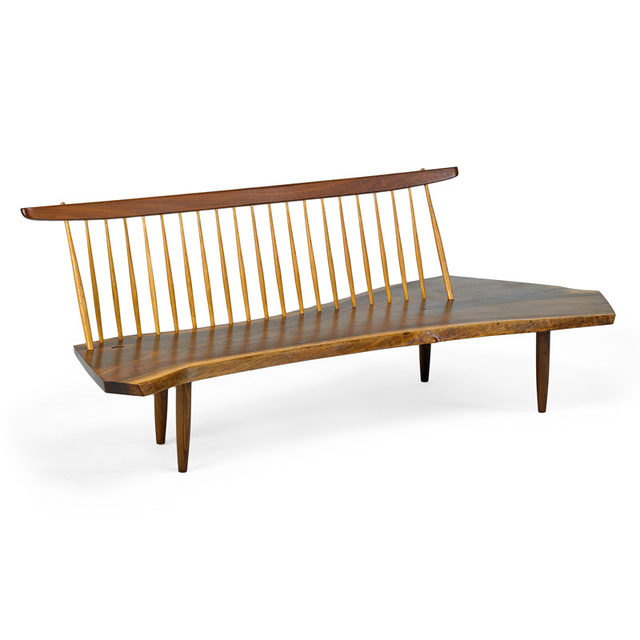 Nakashima Studio George Nakashima Conoid Bench New Hope