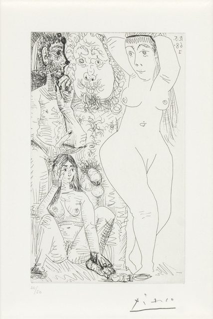 Pablo Picasso, ‘Les Modes Changent: Deux Couples (B. 1556)’, 1968, Doyle