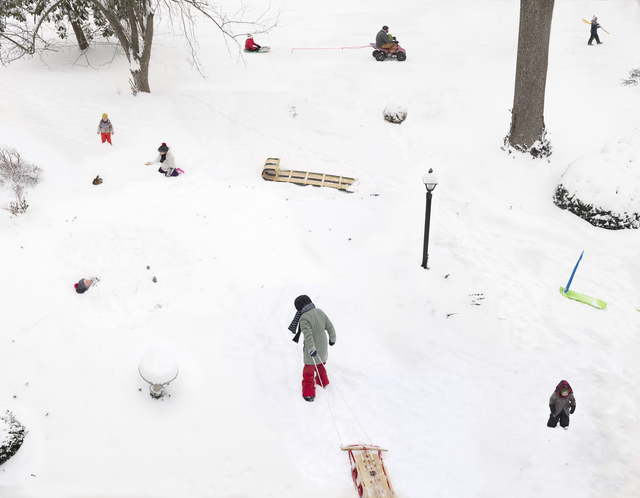 Julie Blackmon, ‘Snow Days’, 2021, Photography, Archival pigment print, Haw Contemporary