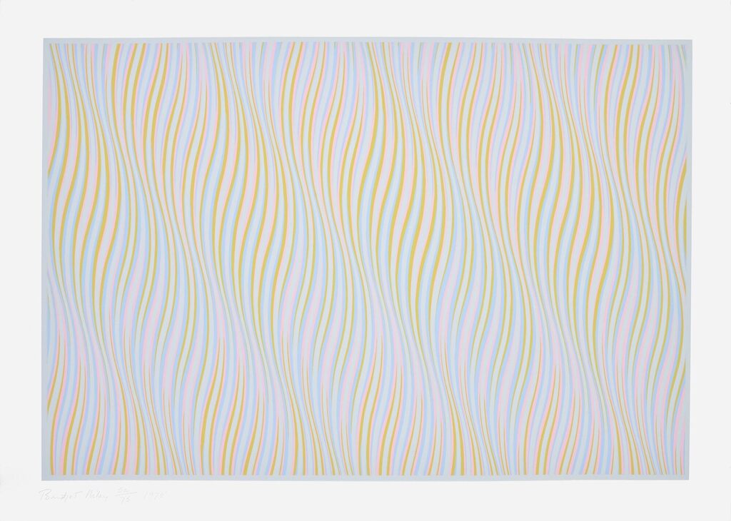 Bridget Riley - Untitled (Rose) (S. 27, T. & G. 28)