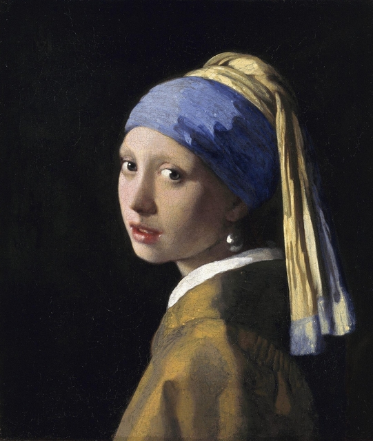 Johannes Vermeer, ‘Girl with a Pearl Earring’, ca. 1665, Painting, Oil on canvas, Art History 101